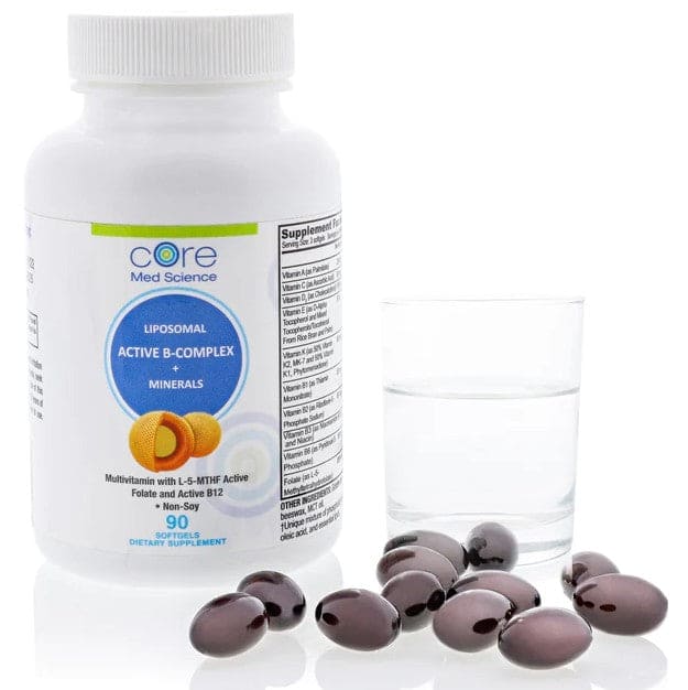 Liposomal Active B-Complex Multivitamin w/Minerals - Softgels (90 Count/ 30 Servings)