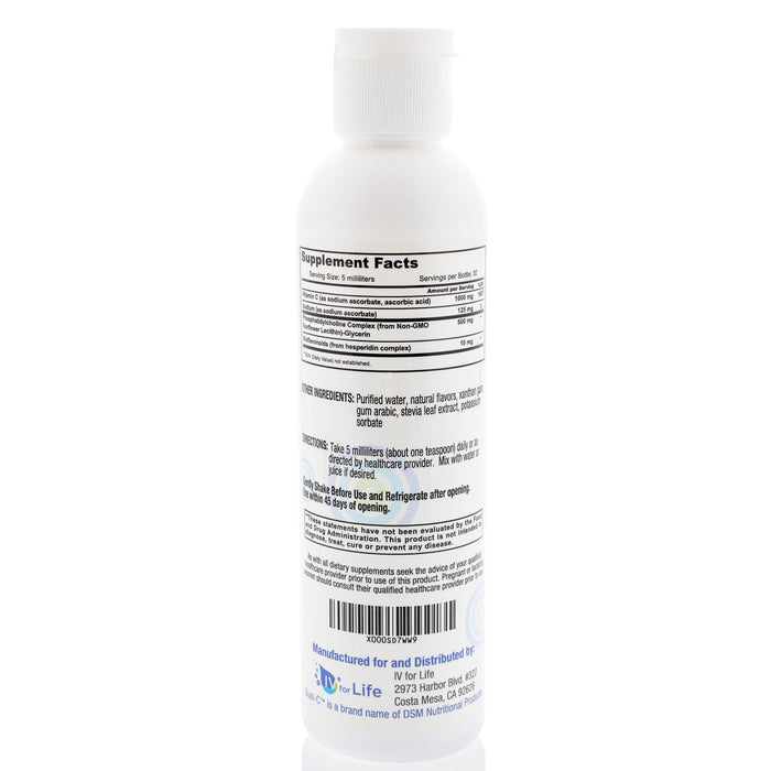 Bottle of Core Med Science Sunflower Vitamin C - Ingredients