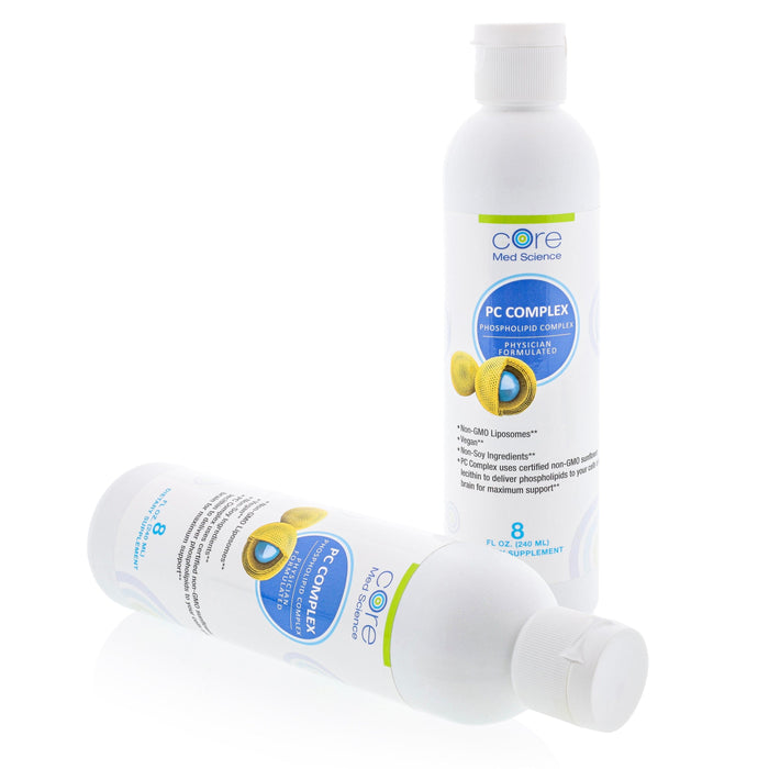 Bottles of Core Med Science PC Complex