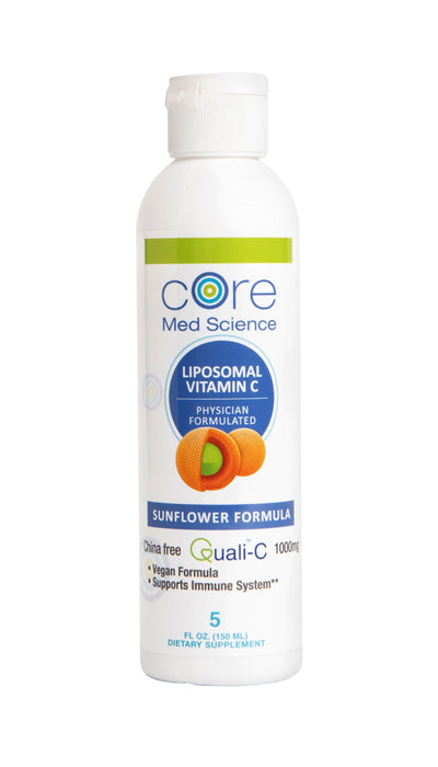 Bottle of Core Med Science Sunflower Vitamin C