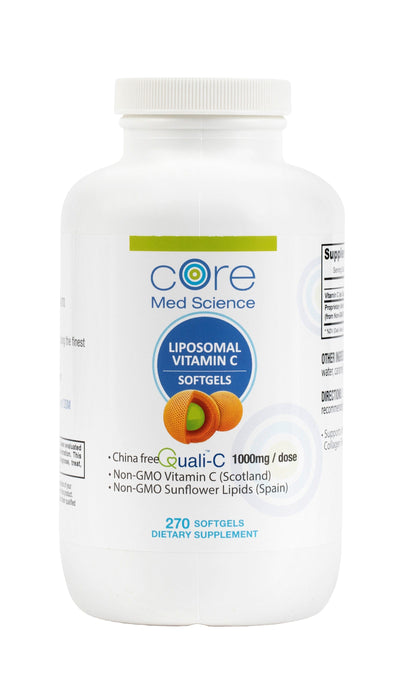 270 Count Bottle of Core Med Science Vitamin C