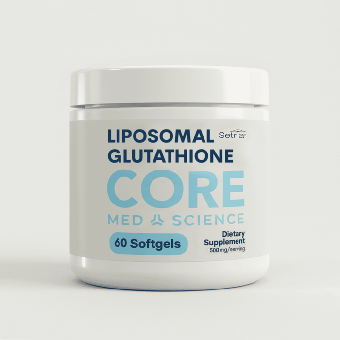 Liposomal Glutathione Softgels Gold Standard Setria Reduced L-Glutathione Core Med Science Liposomal Glutathione Softgels Gold Standard Setria Reduced L-Glutathione Core Med Science