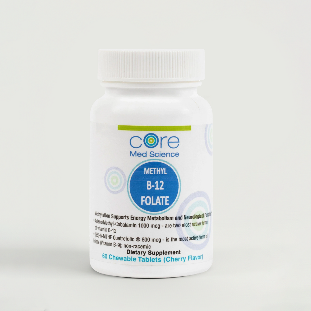 Active Methyl B-12 Folate - Lozenges (60 Count/ 60 Servings)