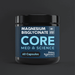 Black bottle of Magnesium Bisglycinate Core dietary supplement containing 60 capsules with blue label.