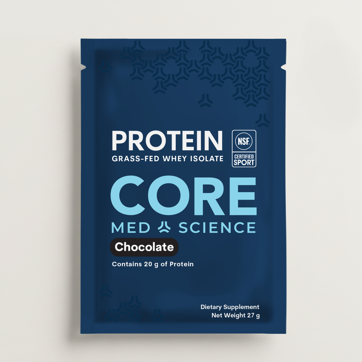 Whey Protein Isolate Chocolate - 12 Single-Serve Pouches