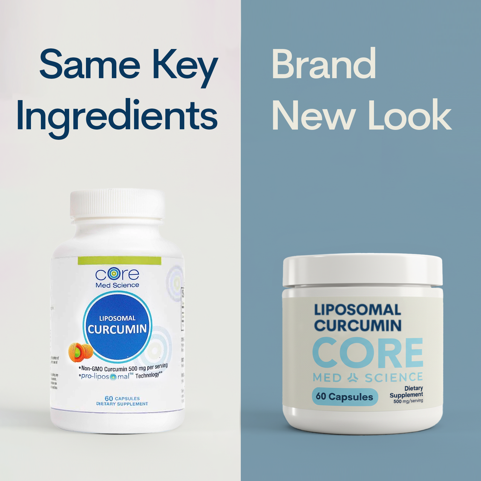 Liposomal Curcumin 500 mg - Capsules (60 Count/ 30 Servings)