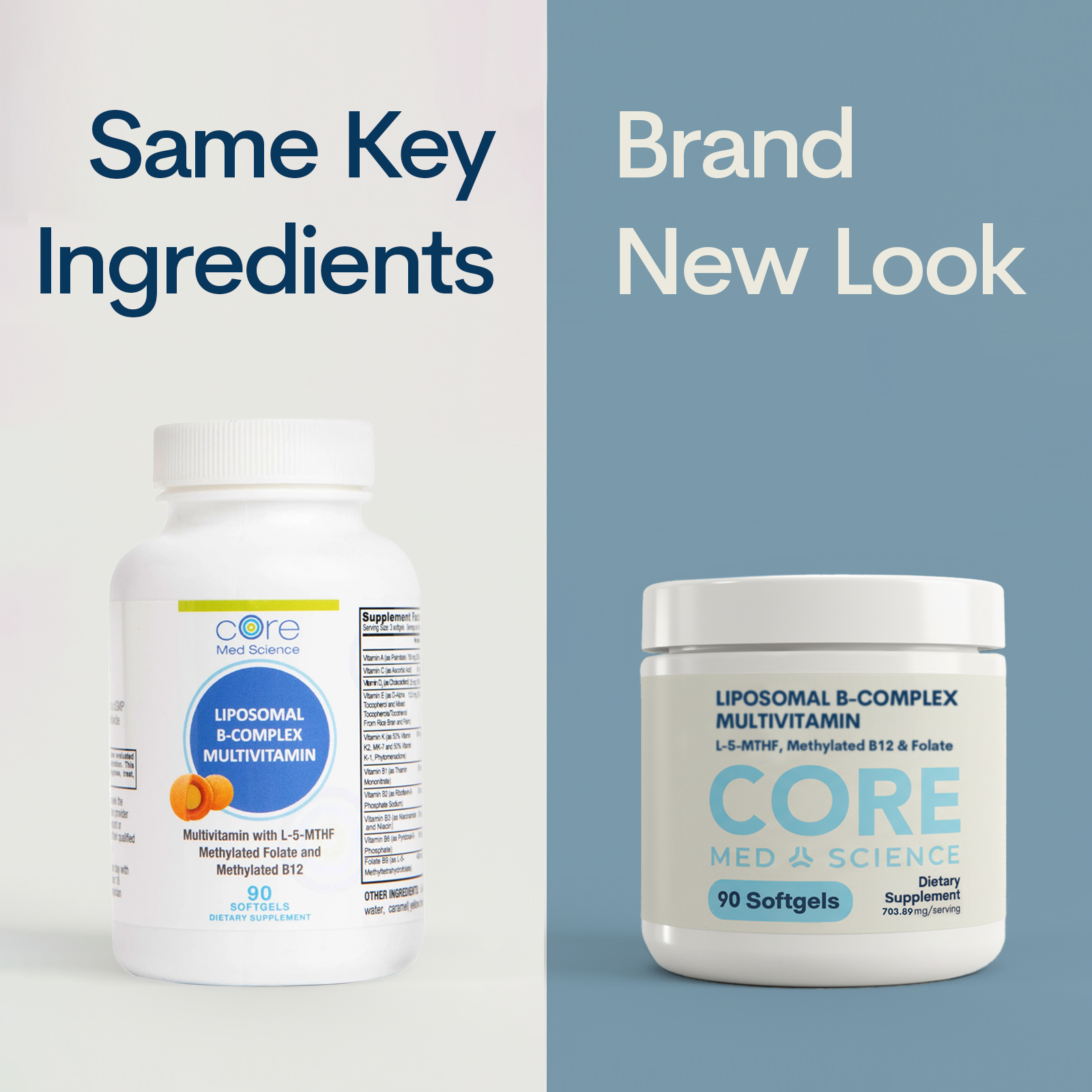 Liposomal Active B-Complex Multivitamin w/Minerals - Softgels (90 Count/ 30 Servings)