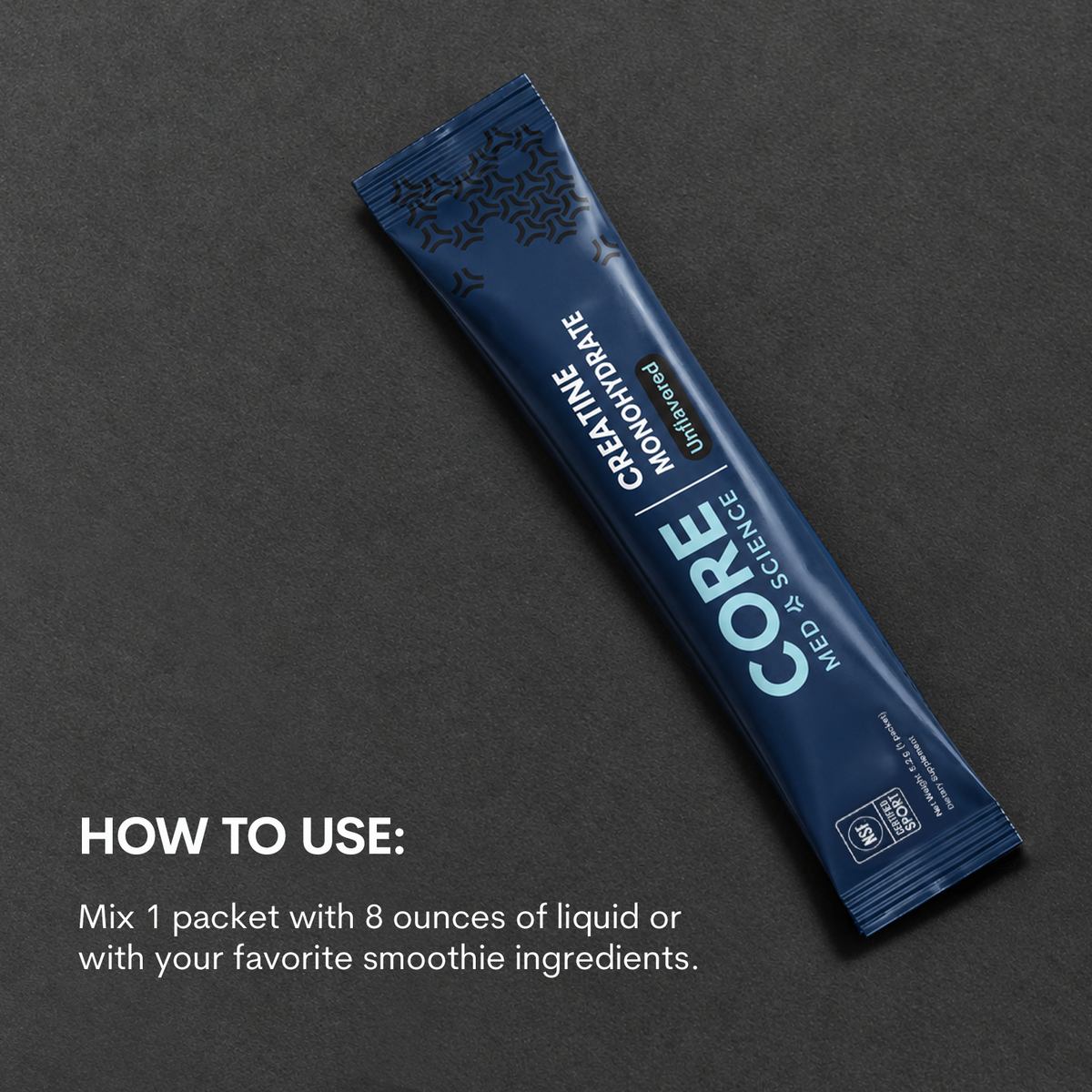 Creatine Monohydrate 45 Single-Serve Stick Packs