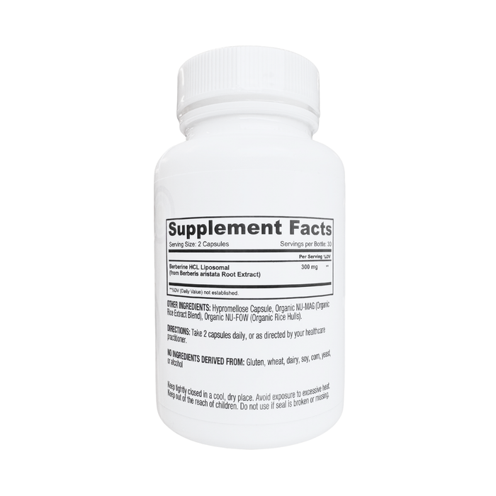 Liposomal Berberine 300mg - Capsules (60 count / 30 servings)