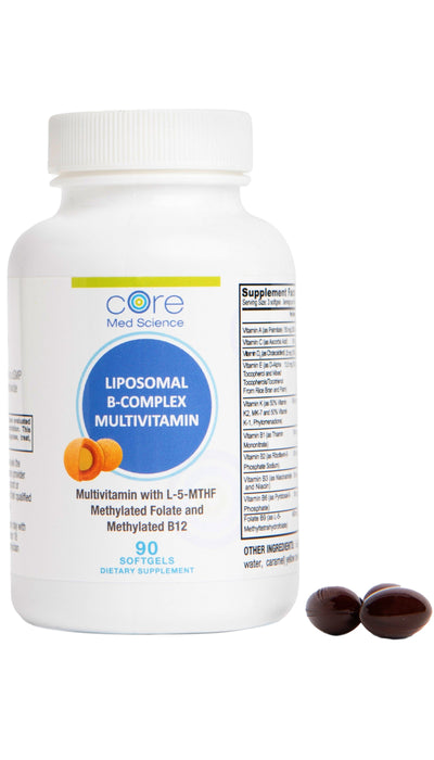 Bottle of Core Med Science Liposomal Multivitamin