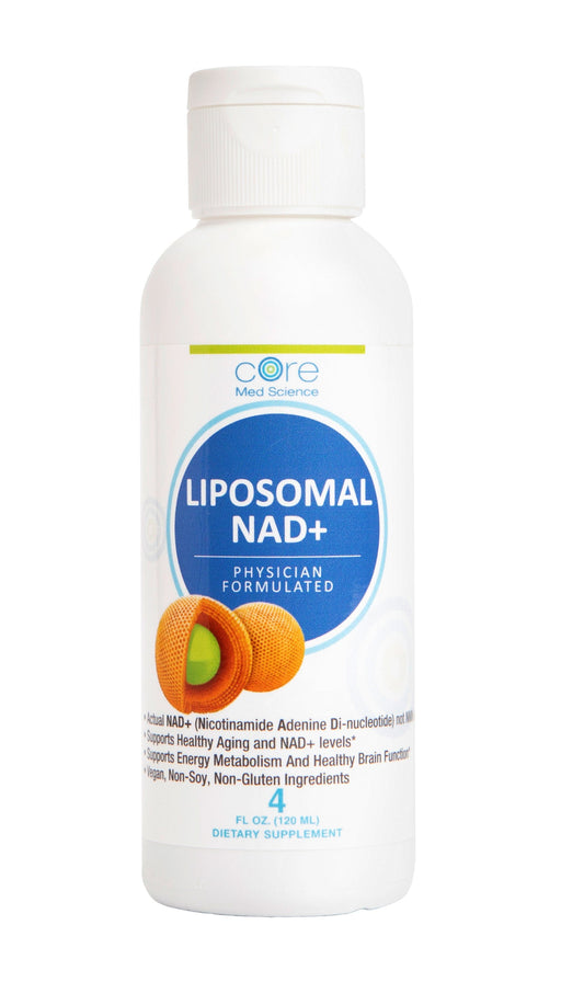 Bottle of Core Med Science Liposomal NAD+
