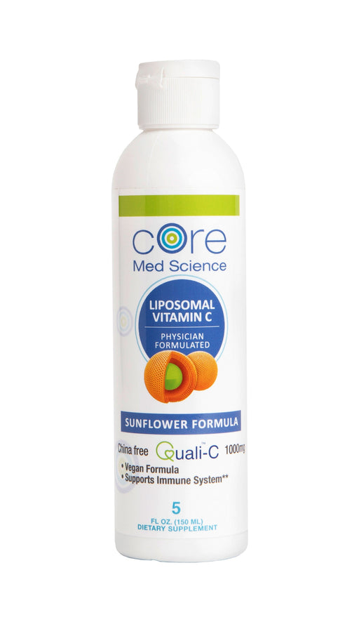 Bottle of Core Med Science Sunflower Vitamin C