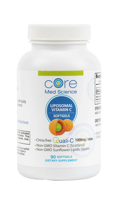Bottle of Core Med Science 90 Count Vitamin C